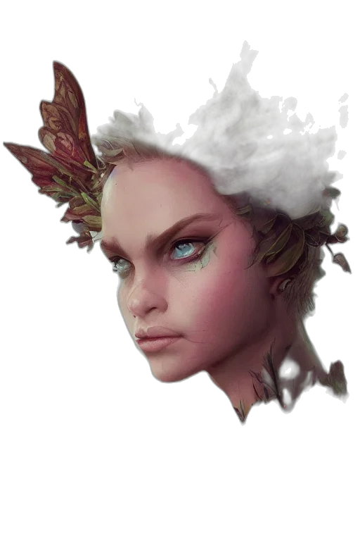 crown, face, staff, hat transparent PNG cut-out