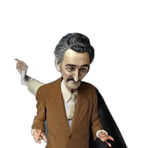 staff, face, mask, cartoon, concept art, 3d render, comic book art, anomalisa transparent PNG cut-out
