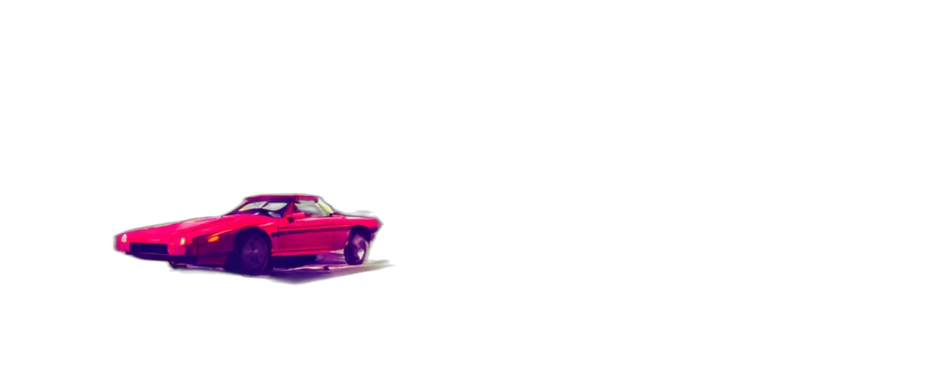 car, weapon, animal, jacket, 3d render, vaporwave, concept art, photorealistic transparent PNG cut-out