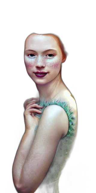 creature, jewelry, dragon, hair, photorealistic, fantasy art, 3d render, concept art transparent PNG cut-out