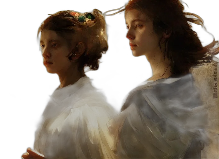 oil painting, photorealistic, concept art, fantasy art transparent PNG cut-out