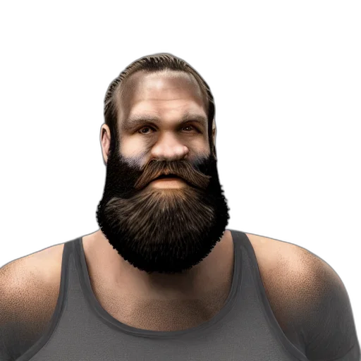 hair, face, 3d render, photorealistic, concept art, fantasy art, beardthug, hyperrealistic transparent PNG cut-out