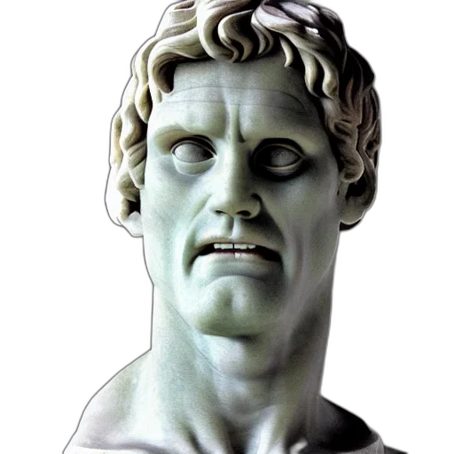 face, mask, creature, vaporwave transparent PNG cut-out