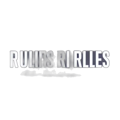 3d render, photorealistic, vaporwave, rules transparent PNG cut-out