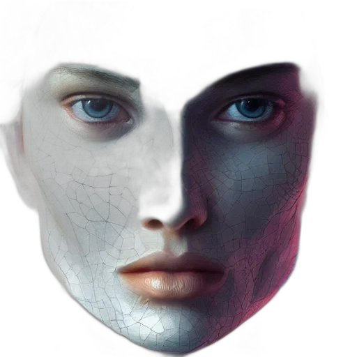 mask, face, robot, creature transparent PNG cut-out