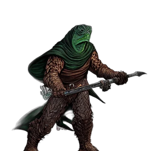 staff, creature, mask, sword transparent PNG cut-out