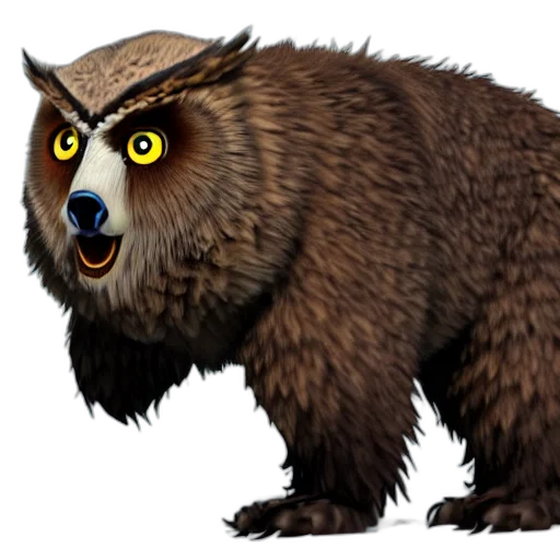 creature, animal, face, staff transparent PNG cut-out