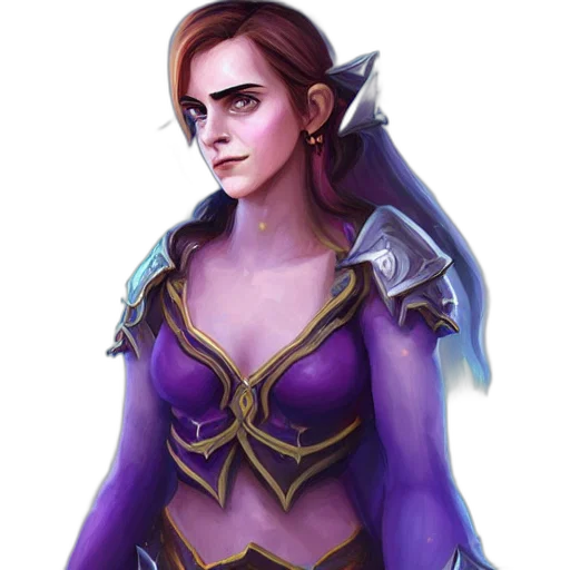 staff, face, dress, fantasy art transparent PNG cut-out