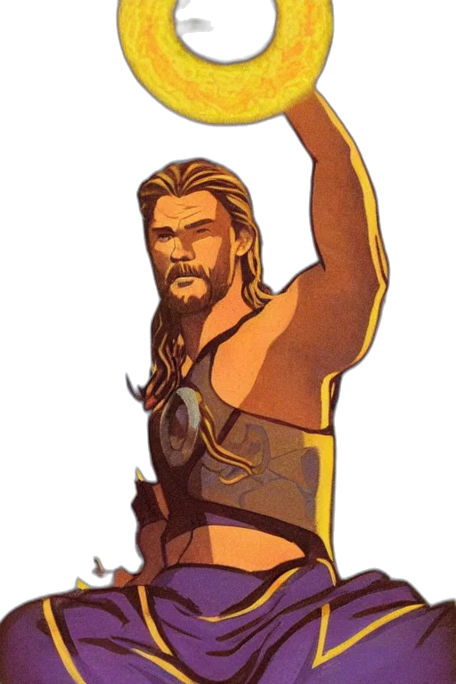 sword, weapon, staff, comic book art transparent PNG cut-out