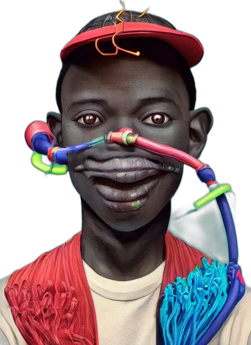 face, mask, staff, jewelry, photorealistic, concept art, 3d render, fantasy art transparent PNG cut-out