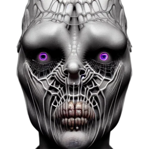 face, mask, robot, creature transparent PNG cut-out