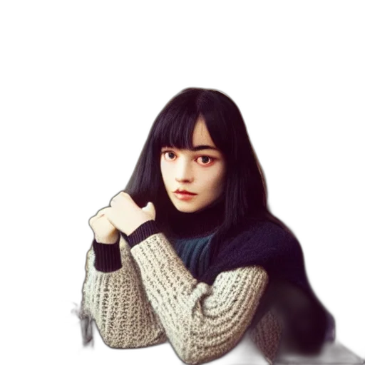 photorealistic, anime, oil painting, cartoon transparent PNG cut-out