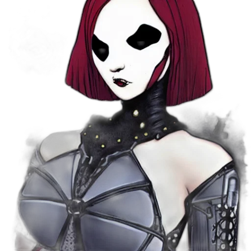 mask, robot, dress, concept art transparent PNG cut-out