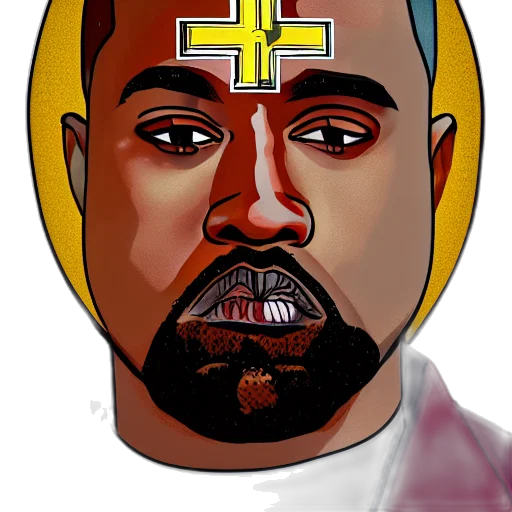 face, cartoon, comic book art, concept art transparent PNG cut-out
