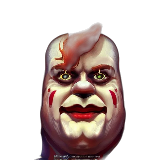 face, mask, creature, concept art transparent PNG cut-out