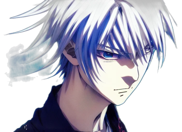 face, mask, anime, photorealistic, fantasy art, pixel art, blue, monochrome transparent PNG cut-out