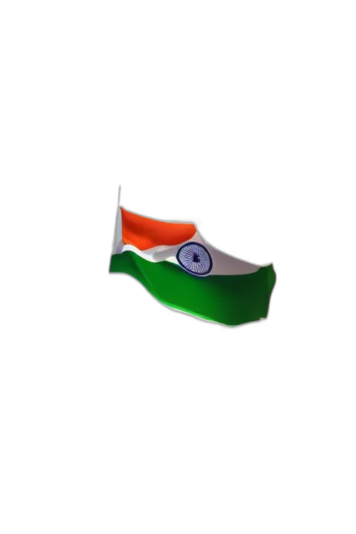 3d render, pixel art, indian, flag, volumetric, clouds, octane, render transparent PNG cut-out