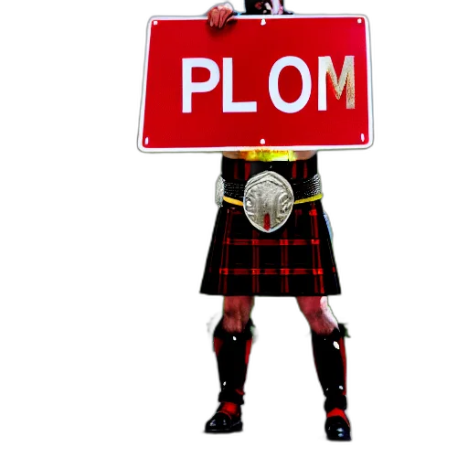 gladiator, wearing, road, sign transparent PNG cut-out