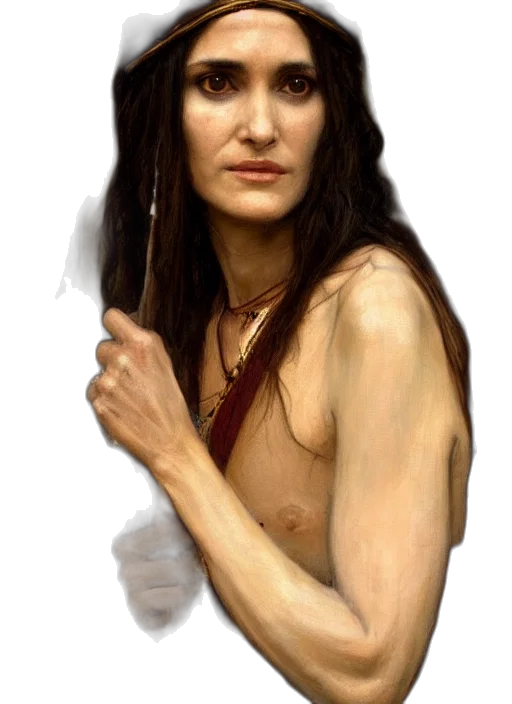 jewelry, face, photorealistic, oil painting, fantasy art, concept art, oil, painting transparent PNG cut-out