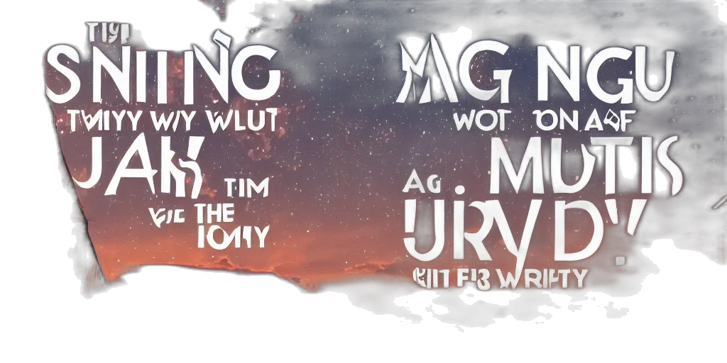 sing, just, today, highly, detailed, sharp, cinematic transparent PNG cut-out