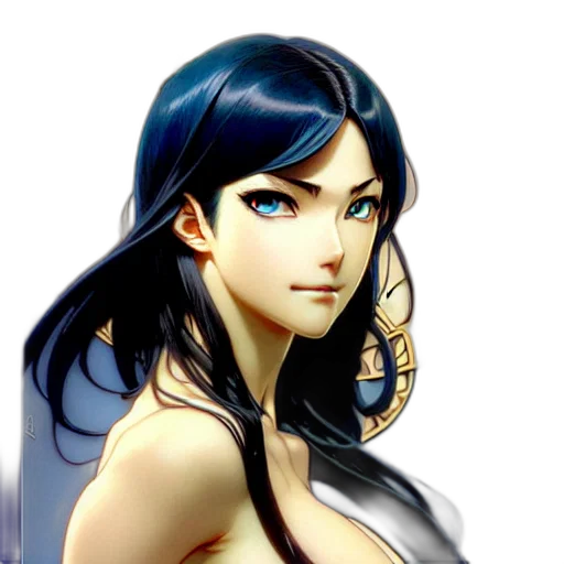 face, dress, fantasy art, concept art transparent PNG cut-out