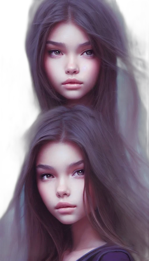 face, hair, creature, mask, photorealistic, fantasy art, oil painting, concept art transparent PNG cut-out
