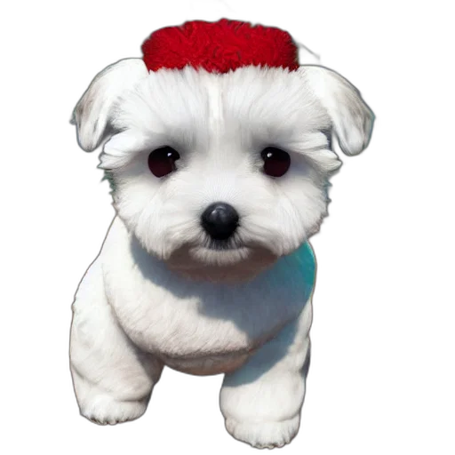 animal, hat, staff, photorealistic transparent PNG cut-out