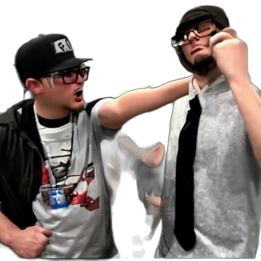 stereotypical, nerd, rap, battles transparent PNG cut-out