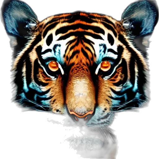 animal, mask, creature, face, photorealistic, 3d render, concept art, oil painting transparent PNG cut-out