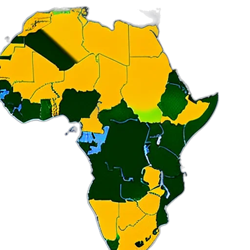 africa, county, hdi transparent PNG cut-out