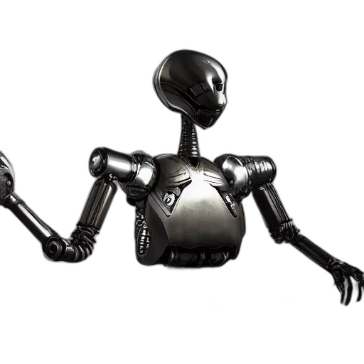 robot, staff, creature, weapon transparent PNG cut-out