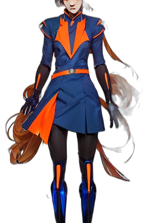 staff, jacket, dress, concept art transparent PNG cut-out