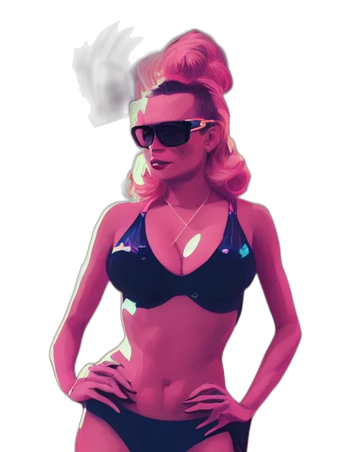 jacket, comic book art, concept art, cartoon transparent PNG cut-out