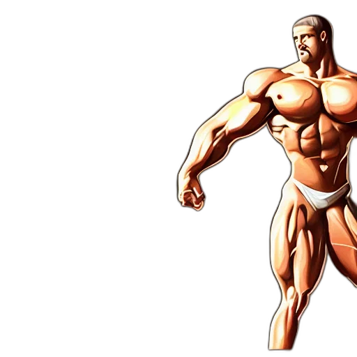 concept art, 3d render, comic book art, photorealistic transparent PNG cut-out