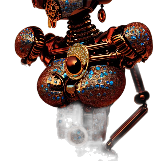 robot, staff, weapon, jewelry transparent PNG cut-out