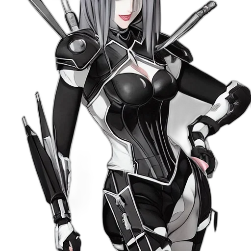 weapon, robot, staff, sword transparent PNG cut-out