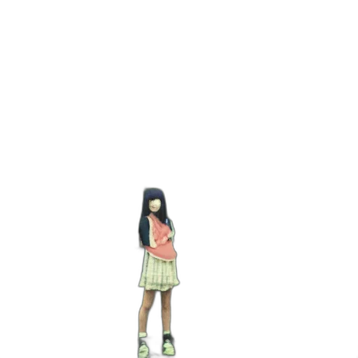 dress, creature, staff, weapon, pixel art, anime, 3d render, concept art transparent PNG cut-out