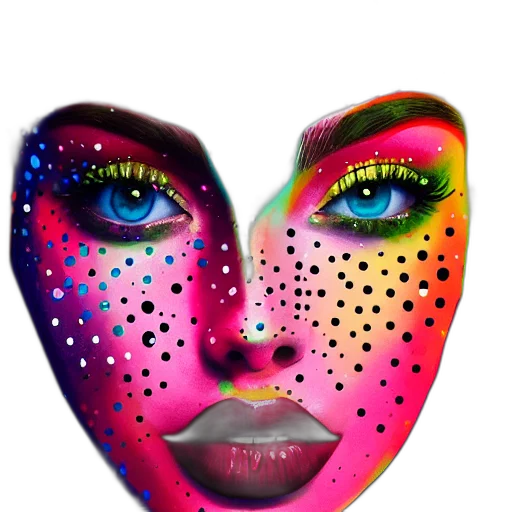 mask, face, photorealistic, watercolor transparent PNG cut-out