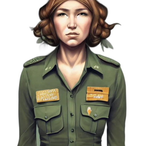 jacket, staff, face, dress transparent PNG cut-out