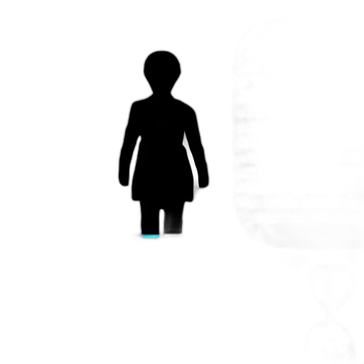 dress, robot, staff, jacket, 3d render, concept art, pixel art, cartoon transparent PNG cut-out