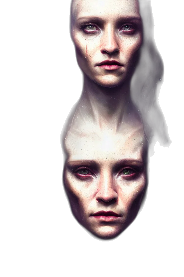 face, mask, creature, robot transparent PNG cut-out