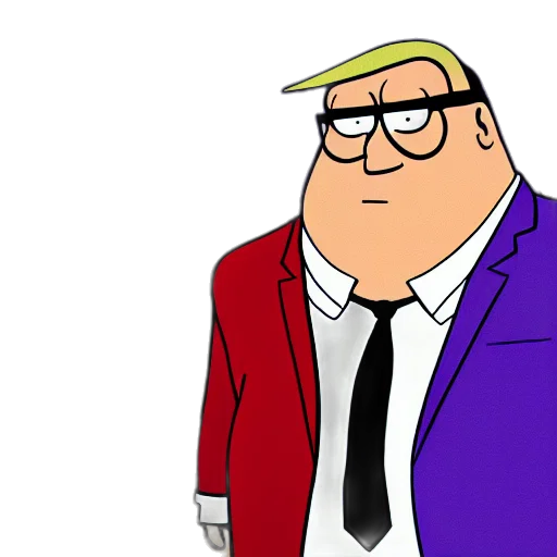 jacket, staff, cartoon, concept art, art, deal, peter, griffin transparent PNG cut-out