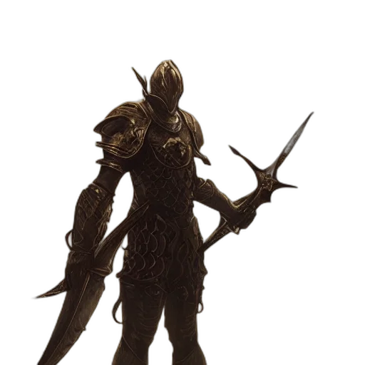 staff, creature, sword, weapon, concept art, fantasy art, 3d render, pixel art transparent PNG cut-out