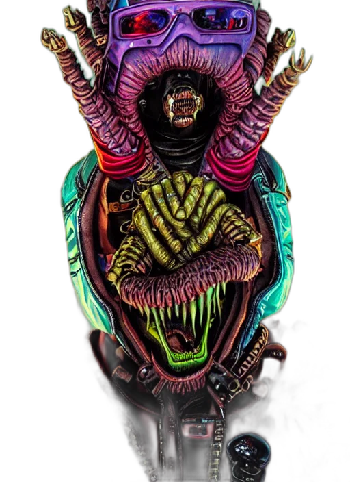 creature, mask, dragon, jewelry transparent PNG cut-out