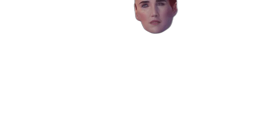 face, mask, creature, hair transparent PNG cut-out