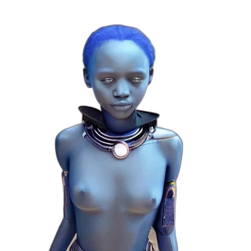robot, jewelry, mask, creature transparent PNG cut-out