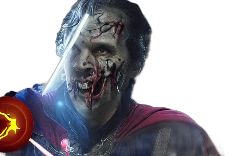 face, concept art, film, still transparent PNG cut-out
