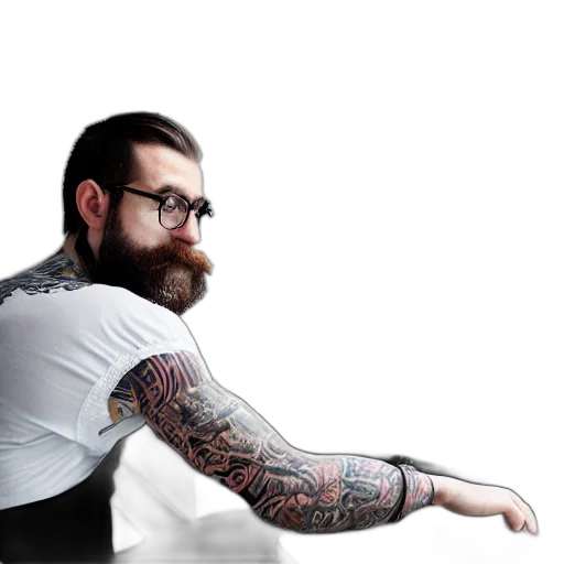 staff, hair, photorealistic, concept art transparent PNG cut-out