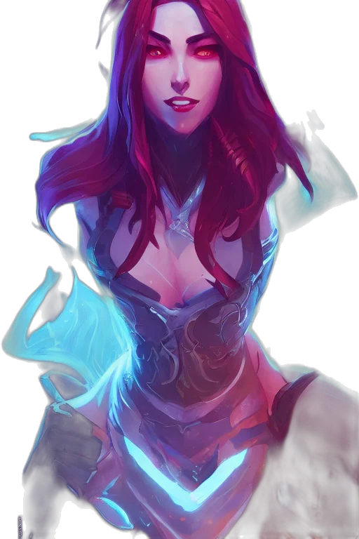 dress, fantasy art, concept art, comic book art, cyberpunk, neon lights, fire, underwater transparent PNG cut-out