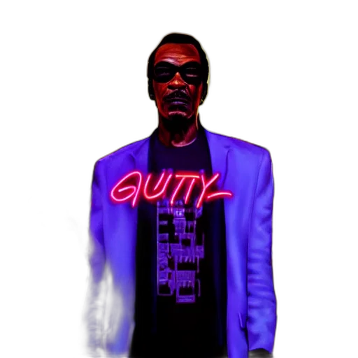 jacket, vaporwave, pixel art, 3d render, cartoon, neon lights, neon, cyberpunk transparent PNG cut-out